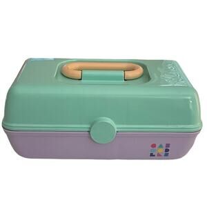 Caboodles Pretty in Petite Cosmetic Case - Seafoam and Lavendar